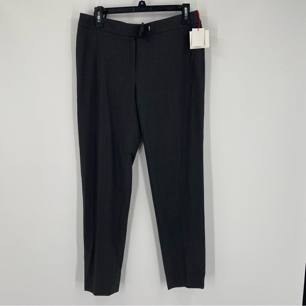 Anne Klein Women’s Flat Front Gray Dress Pants size 4